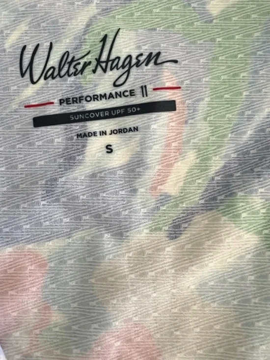Walter Hagen Floral Golf 1/4 Zip UV Top S - Picture 6 of 10